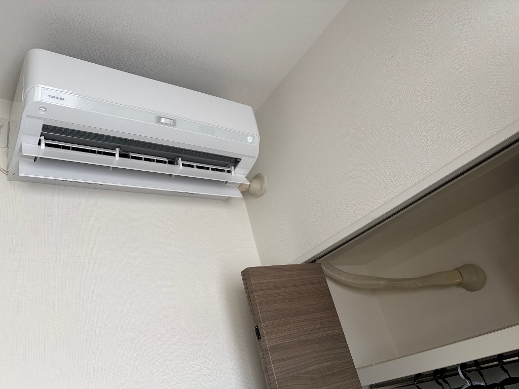 配管点検口からのクローゼット通し